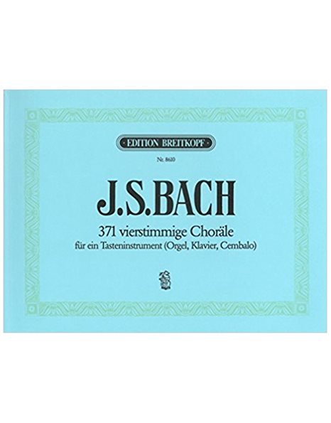 J.S.BACH 371 VIERSTIMMIGE CHORALE