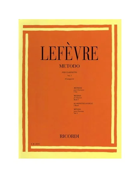 LEFEVRE METODO 1 (PER CLARINETTO) LEFEVRE METODO 1 (PER CLARINETTO)