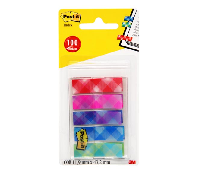 ΣΕΛΙΔΟΔΕΙΚΤΕΣ POST-IT 5/ΧΡΩΜ. 11.9X43.2MM