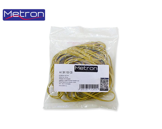 METRON ΛΑΣΤΙΧΑ ΣΑΚΟΥΛΑ Φ120x8mm 100gr METRON ΛΑΣΤΙΧΑ ΣΑΚΟΥΛΑ Φ120x8mm 100gr