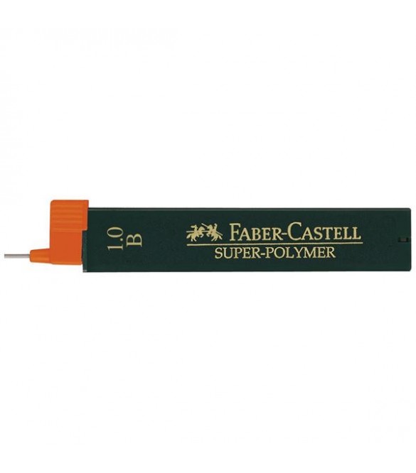 ΜΥΤΕΣ ΓΙΑ ΜΗΧΑΝΙΚΟ ΜΟΛΥΒΙ FABER CASTELL 1.0mm B ΜΥΤΕΣ ΓΙΑ ΜΗΧΑΝΙΚΟ ΜΟΛΥΒΙ FABER CASTELL 1.0mm B