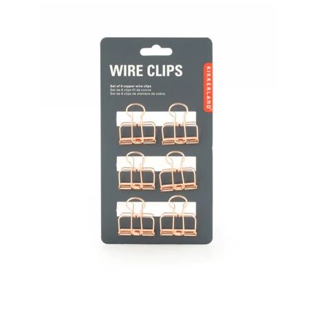 ΣΕΤ 6 ΚΛΙΠ ΧΡΥΣΟ KIKKERLAND