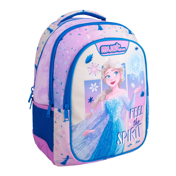 Σχολική Τσάντα Πλάτης Δημοτικού Disney Frozen Feel The Spirit Must 3 Θήκες