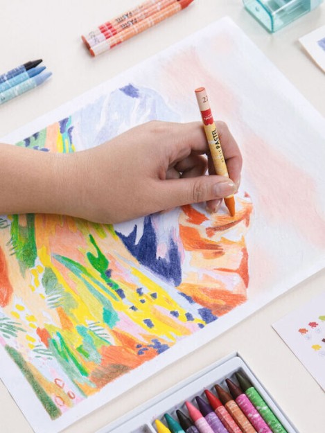 La Petite Epicerie Pastel by Numbers ''Au Grand Baou'' 32.5x24.5cm