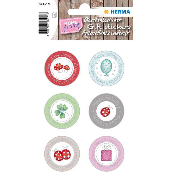 HERMA DECOR ΑΥΤΟΚΟΛΛΗΤΑ HAPPY BIRTHDAY HERMA DECOR ΑΥΤΟΚΟΛΛΗΤΑ HAPPY BIRTHDAY