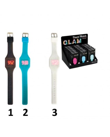 Ρολόι Χειρός iTOTAL Σιλικόνης CM3307 GLITTER TOUCH