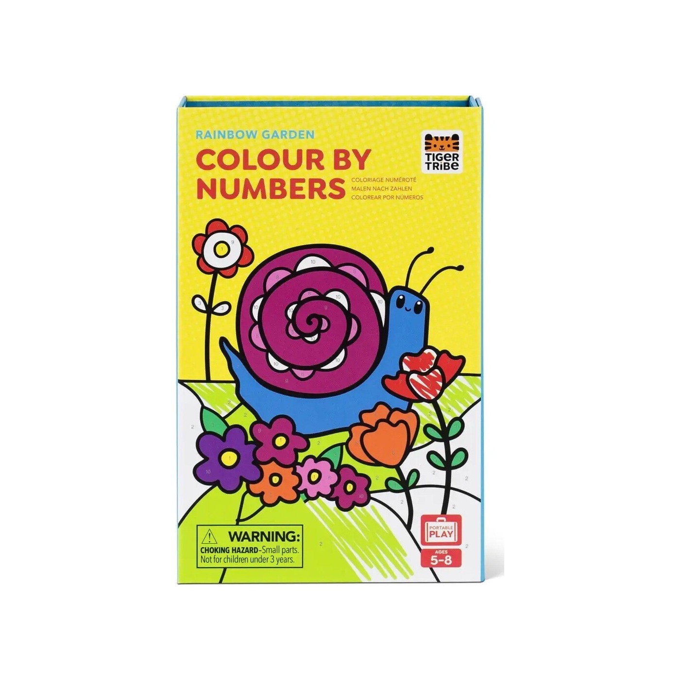 Σετ Δραστηριοτήτων – Colour By Numbers Garden Tiger Tribe