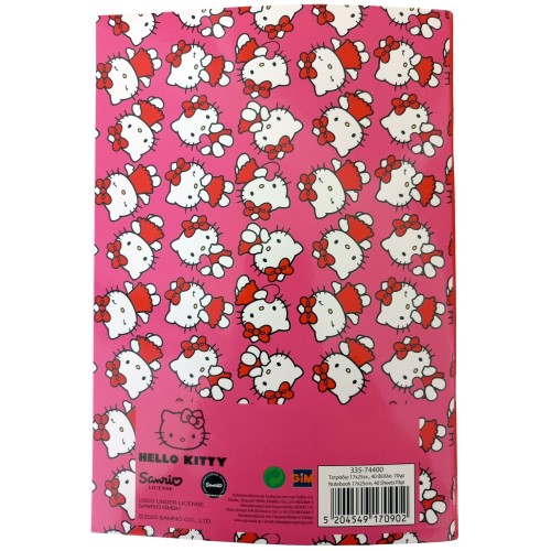 GIM Gim Τετράδιο 17Χ25cm 40Φ HELLO KITTY SWEETHEART
