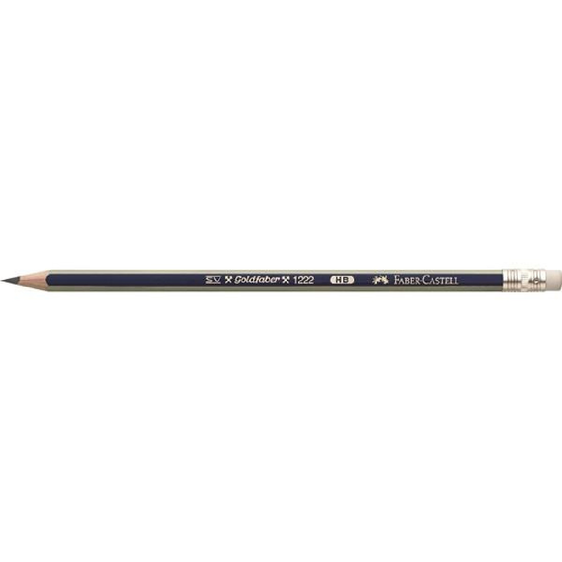 ΜΟΛΥΒΙ FABER CASTELL GOLDFABER ΜΕ ΓΟΜΑ
