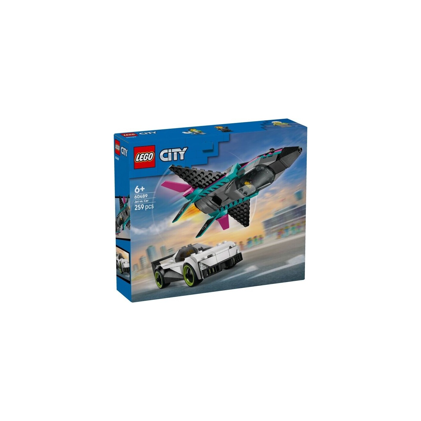 LEGO city great vehicles τζετ vs. αυτοκίνητο (6+) 60489
