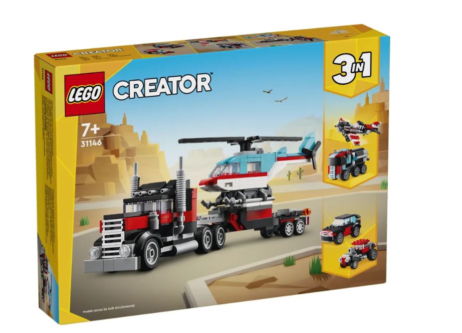 LEGO® Creator: Flatbed Truck with Helicopter LEGO® Creator: Flatbed Truck with Helicopter