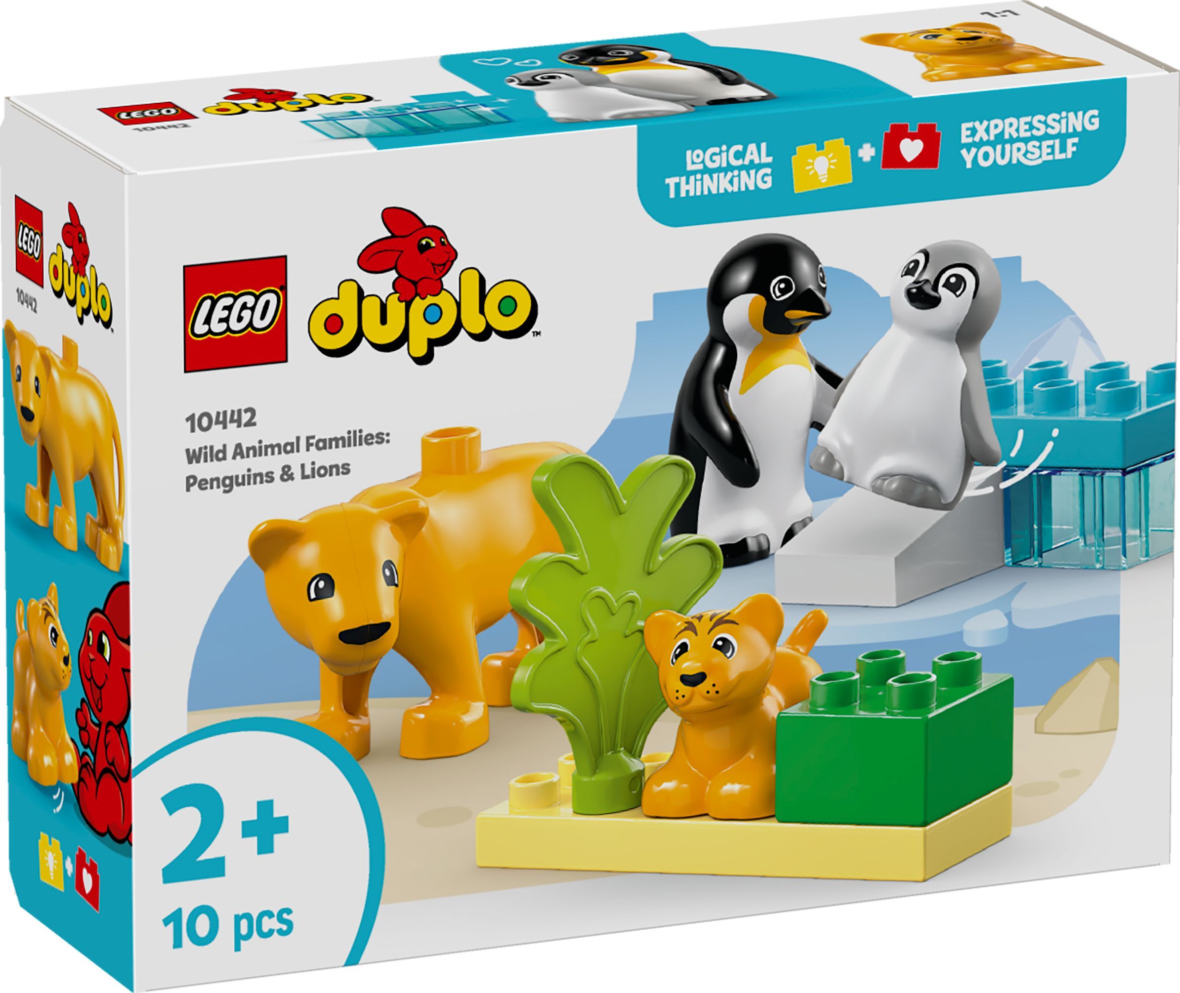 LEGO® DUPLO®: WILD ANIMAL FAMILIES: PENGUINS & LIONS
