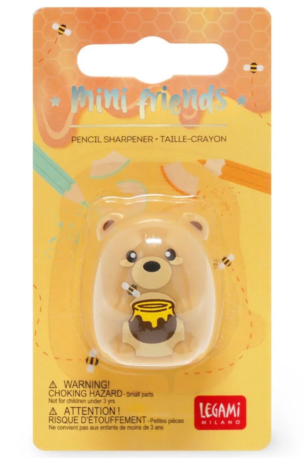 ΞΥΣΤΡΑ LEGAMI PENCIL SHARPENER - MINI FRIENDS - TEDDY BEAR