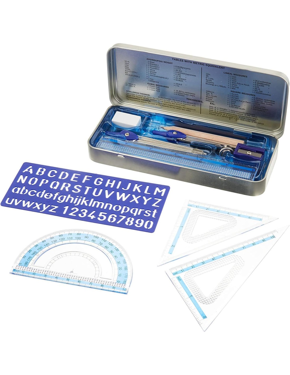 Σετ Μαθηματικών Οργάνων Staedtler 10 τεμάχια
