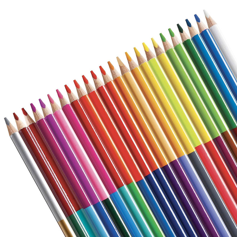 CARIOCA BI-COLOR ΞΥΛΟΜΠΟΓΙΕΣ ΤΡΙΓΩΝΙΚΕΣ ΜΕ ΔΙΠΛΗ ΜΥΤΗ 24 ΤΕΜΑΧΙΑ-48 ΧΡΩΜΑΤΑ CARIOCA BI-COLOR ΞΥΛΟΜΠΟΓΙΕΣ ΤΡΙΓΩΝΙΚΕΣ ΜΕ ΔΙΠΛΗ ΜΥΤΗ 24 ΤΕΜΑΧΙΑ-48 ΧΡΩΜΑΤΑ