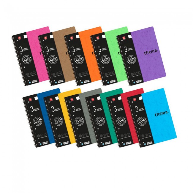 Typotrust Thema Τετράδιο Σπιράλ Α4 3 θεμάτων