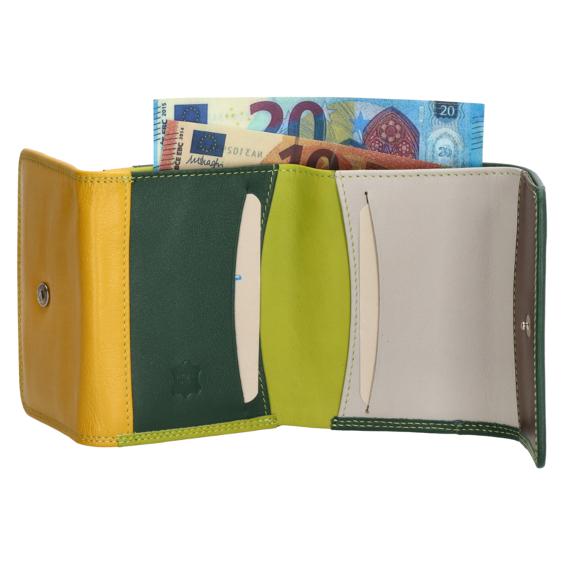 Happy Wallet Πολύχρωμο πορτοφόλι Sunflower