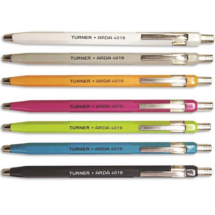 Μηχανικό Μολύβι 2mm Ξύστρα Turner σε Ποικιλία Χρωμάτων