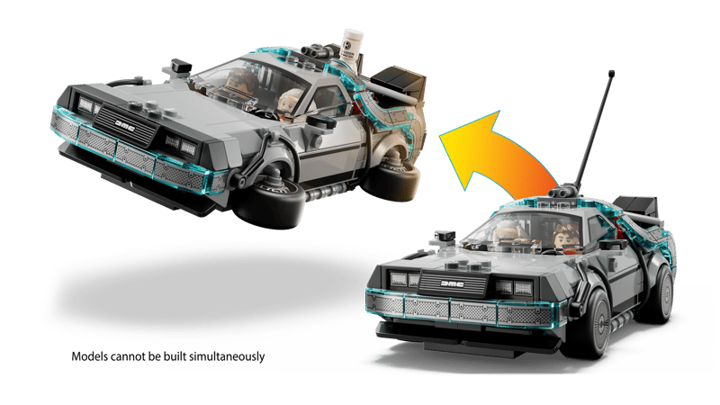 LEGO speed champions χρονομηχανή από την επιστροφή στο μέλλον (9+) 77256