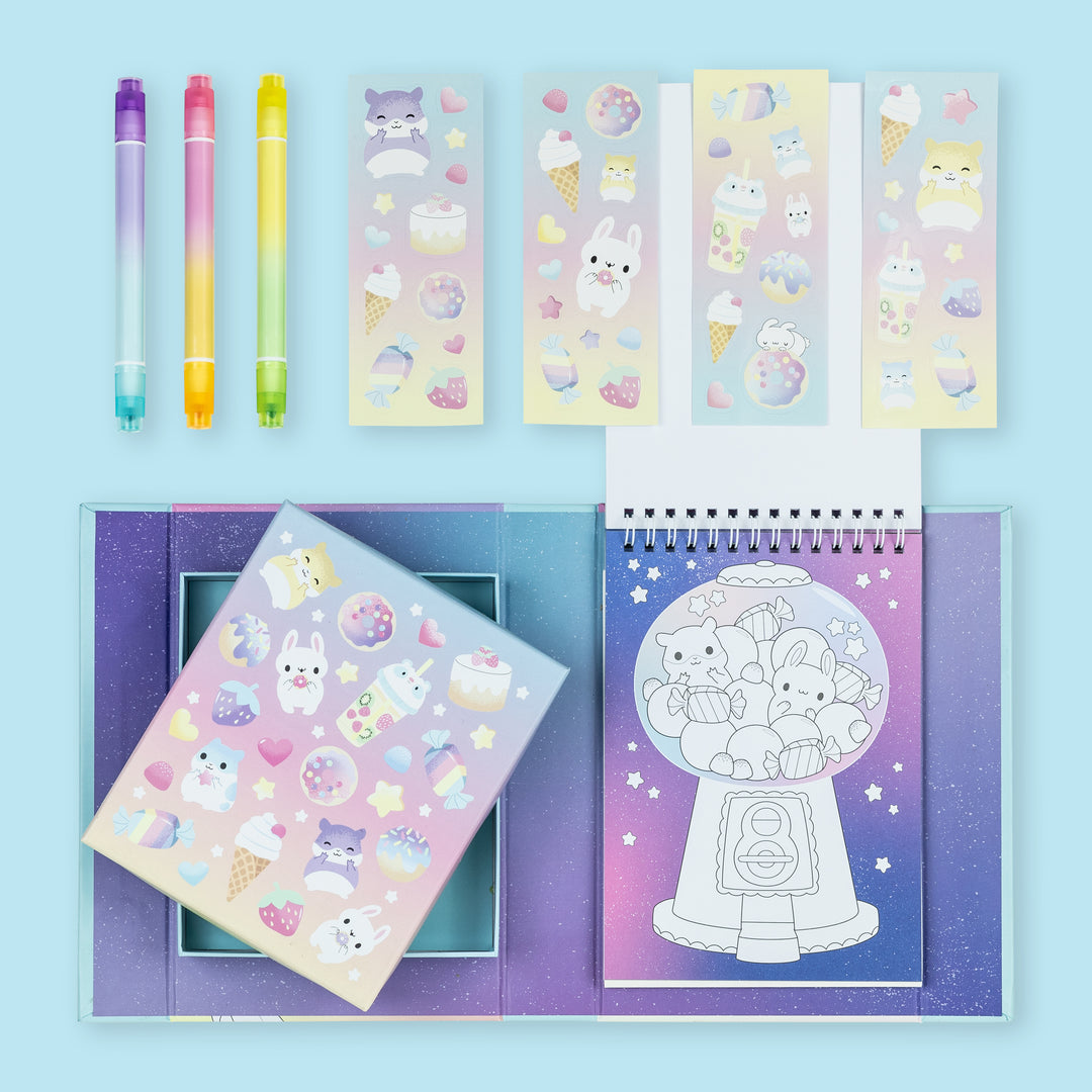 ΣΕΤ ΔΡΑΣΤΗΡΙΟΤΗΤΩΝ PASTEL COLOURING SET KAWAII CAFE