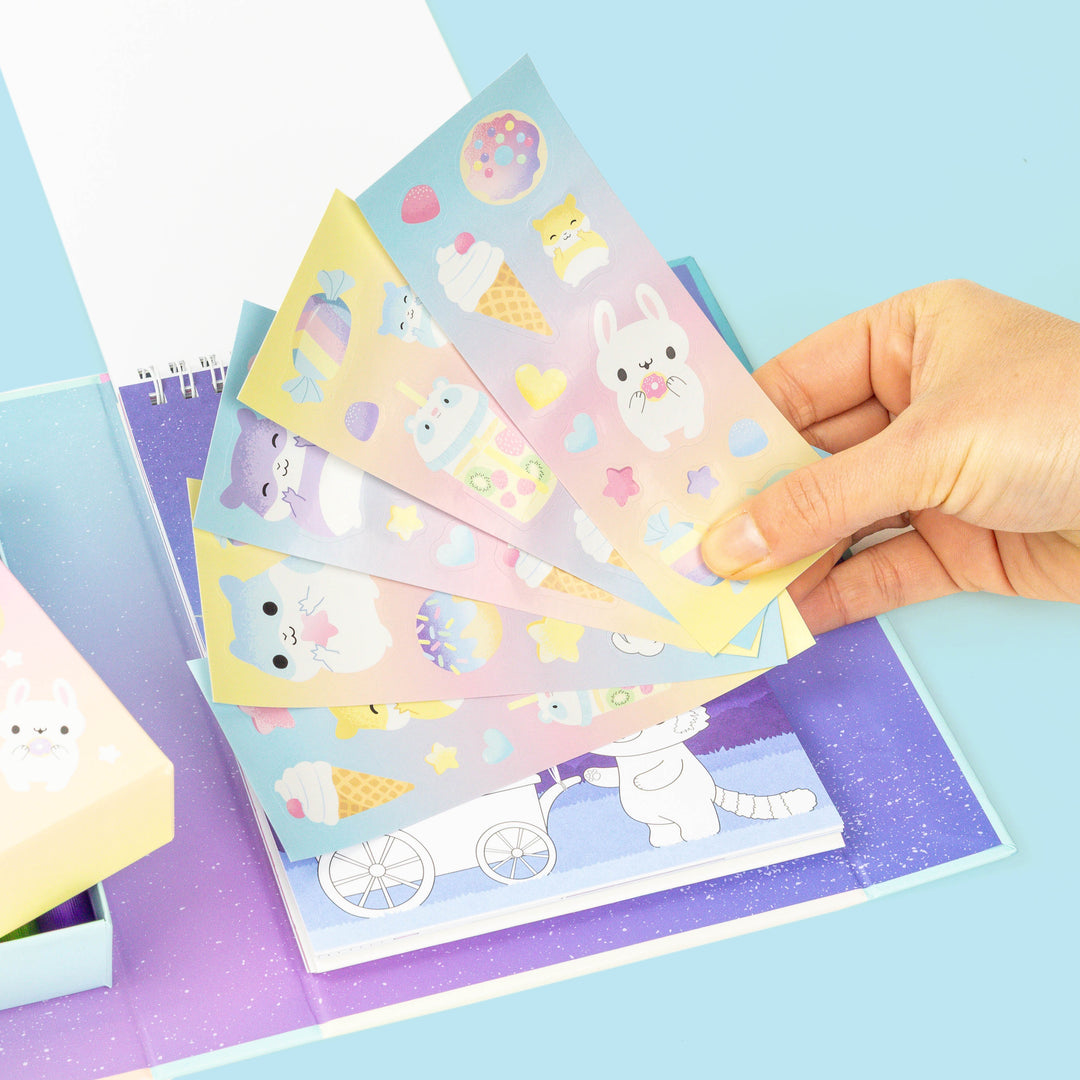 ΣΕΤ ΔΡΑΣΤΗΡΙΟΤΗΤΩΝ PASTEL COLOURING SET KAWAII CAFE