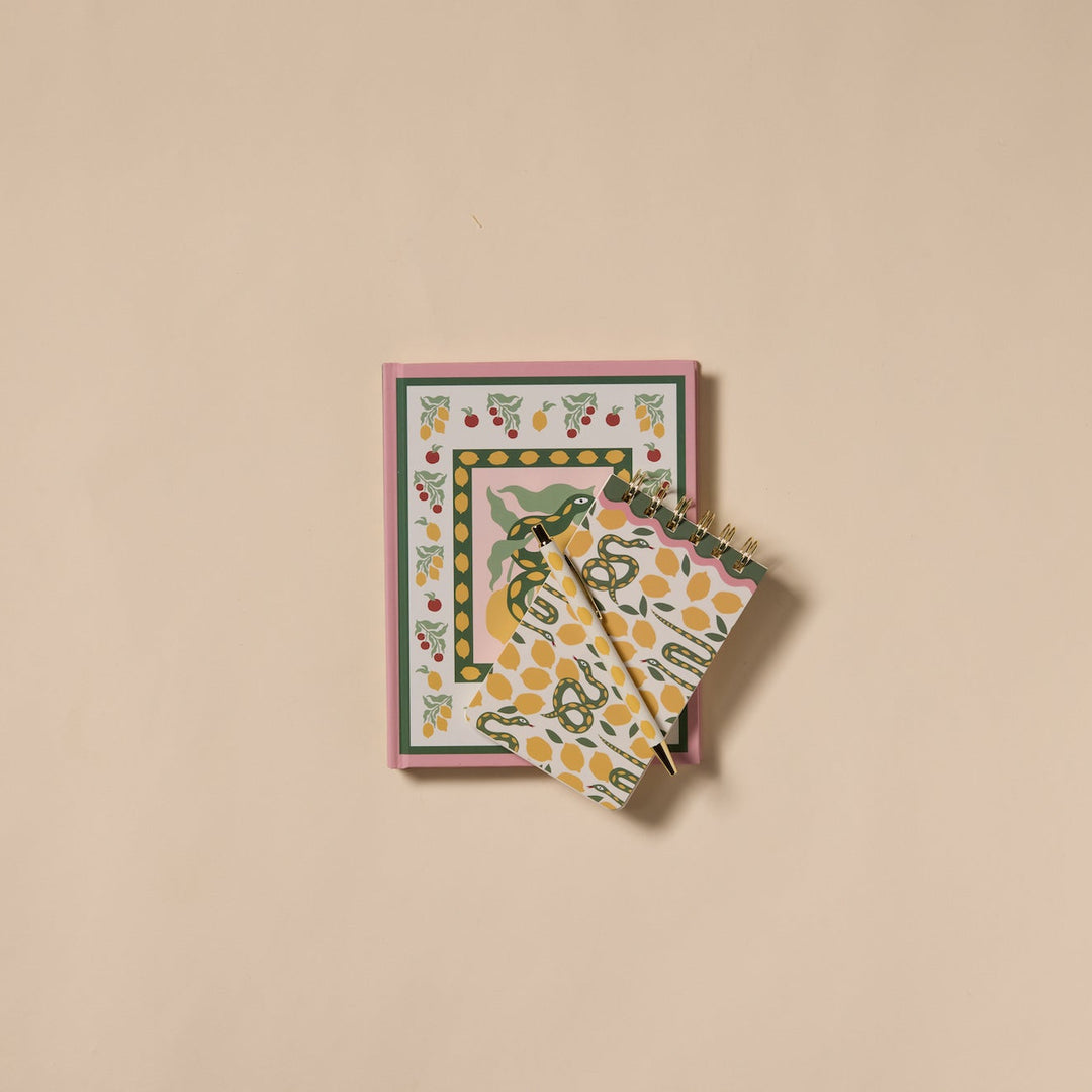 Designworks Ink - A Dopo Snake Twin Wire Notepad - A6 Notepad (8.9 x 14.6 cm)