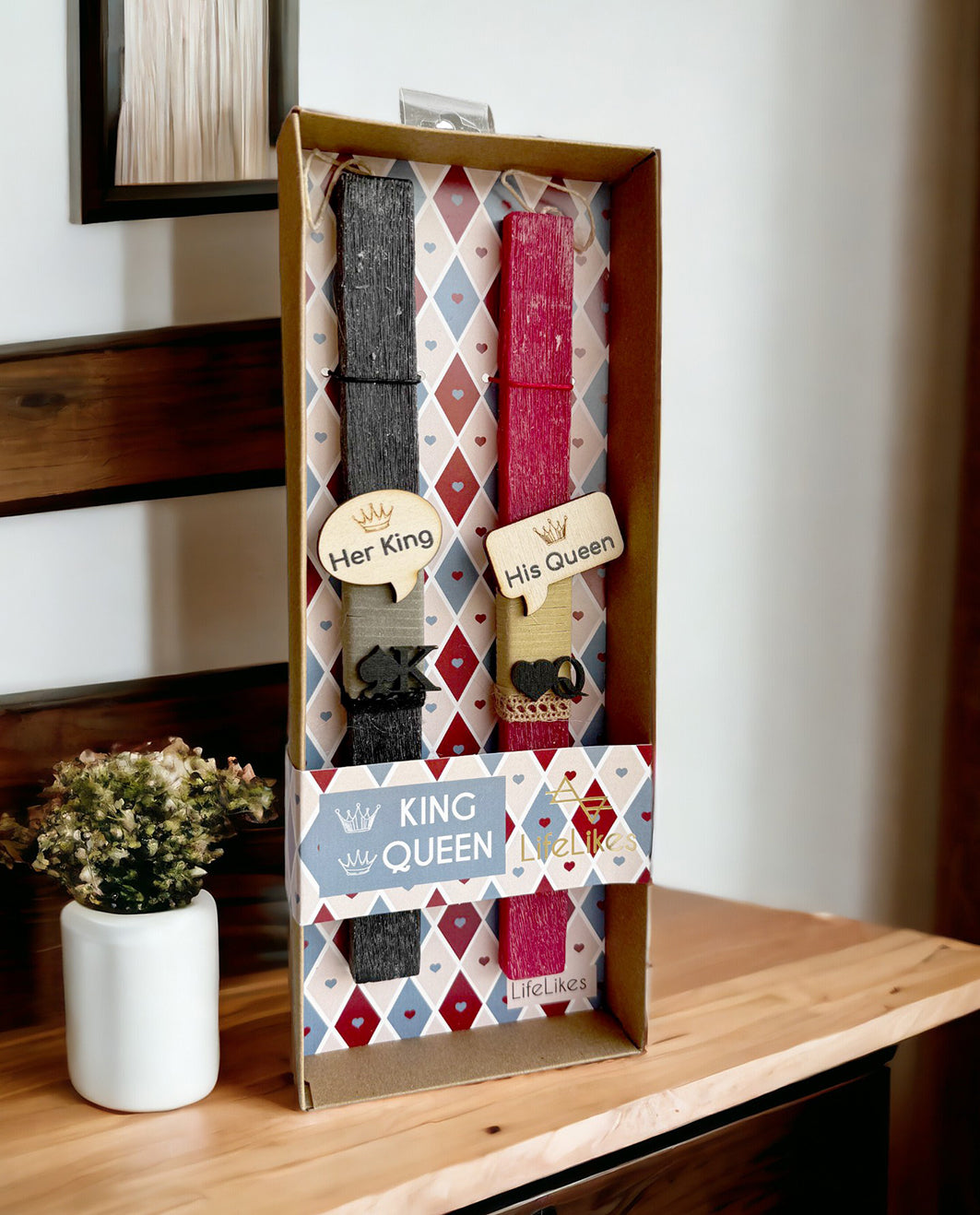 LIFE LIKES  ΛΑΜΠΑΔΑ KING-QUEEN