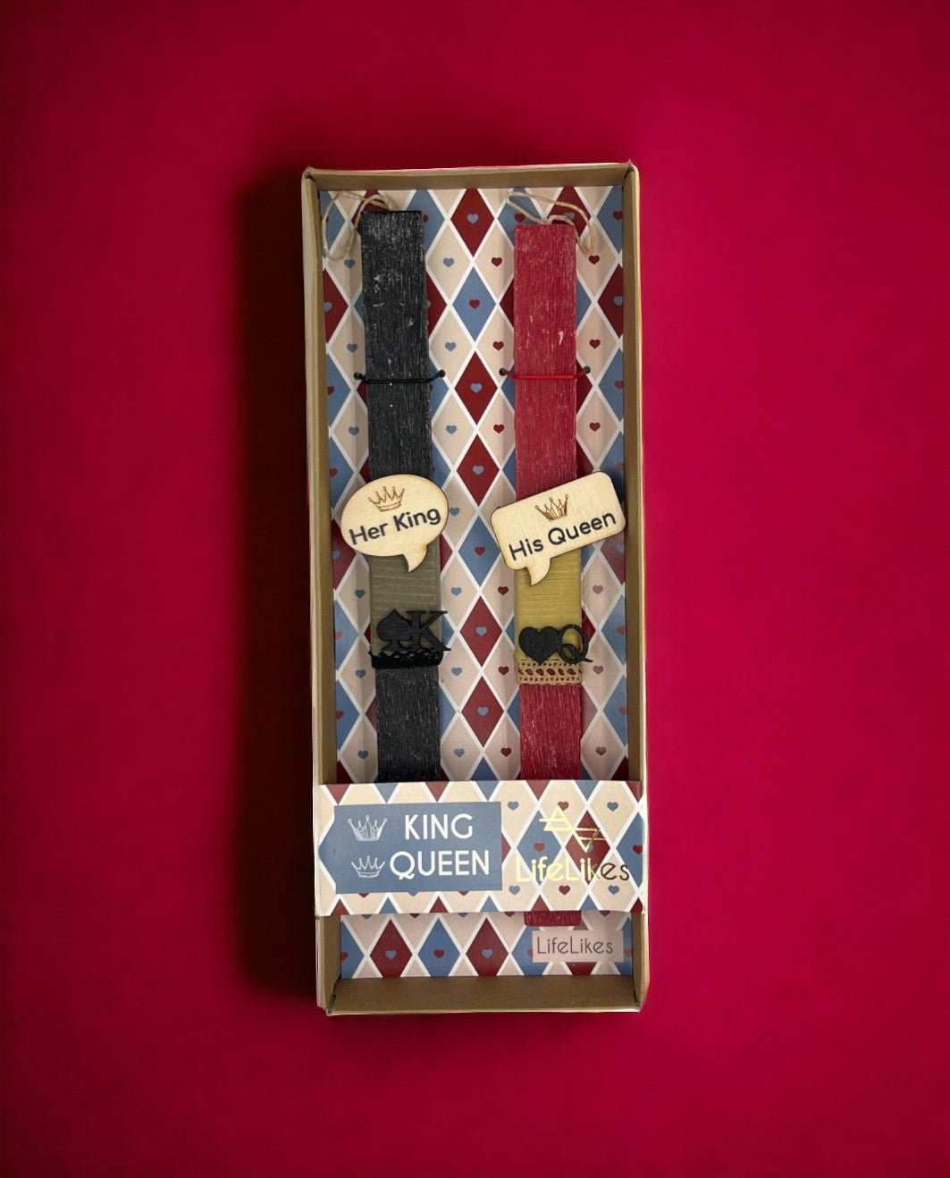 LIFE LIKES  ΛΑΜΠΑΔΑ KING-QUEEN