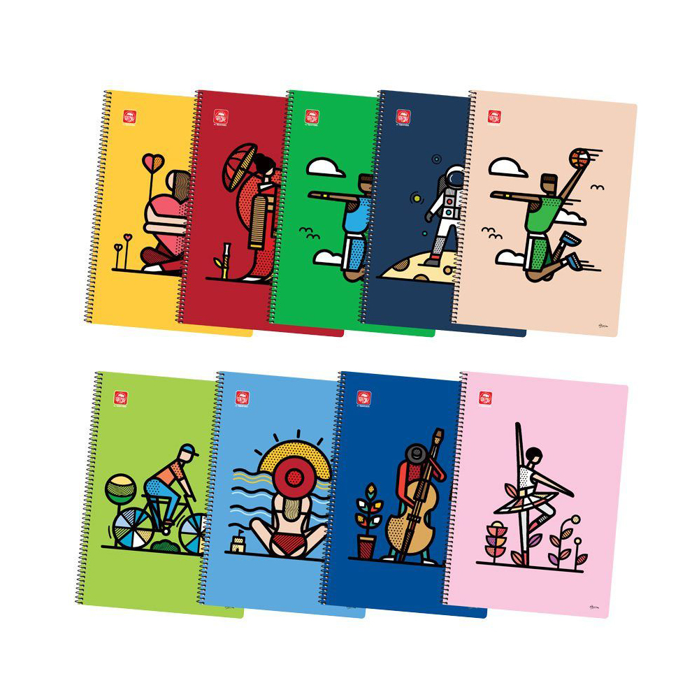 TYPOTRUST HUMANS ΤΕΤΡΑΔΙΟ ΣΠΙΡΑΛ Β5 2 ΘΕΜΑΤΩΝ 4552-15