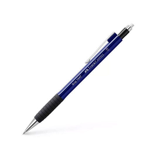 ΜΗΧΑΝΙΚΟ ΜΟΛΥΒΙ FABER CASTELL 1347 GRIP 0.7 ΜΠΛΕ ΣΚΟΥΡΟ
