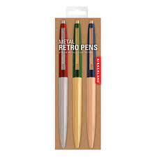 Στυλό Kikkerland Retro Σετ 3 Τεμάχια