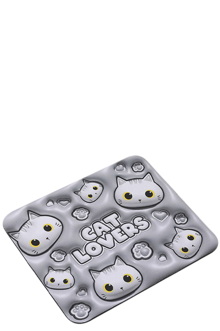 MOUSE PAD i-TOTAL XL2552D WHITE CAT 3D 24x20 MOUSE PAD i-TOTAL XL2552D WHITE CAT 3D 24x20