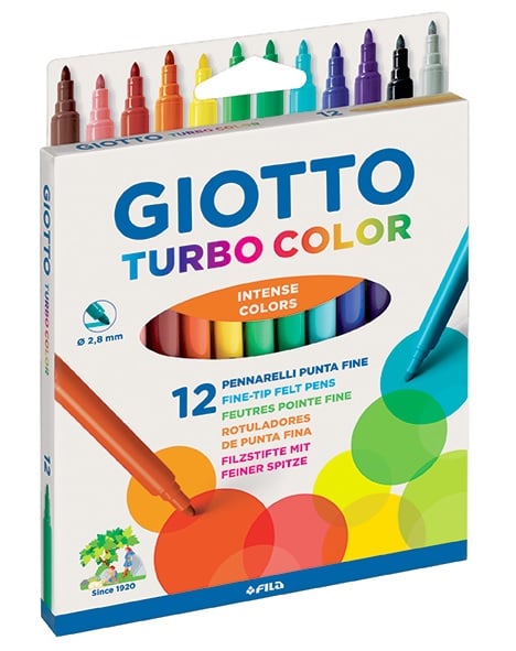 ΜΑΡΚΑΔΟΡΟΙ GIOTTO TURBO COLOR 12TMX