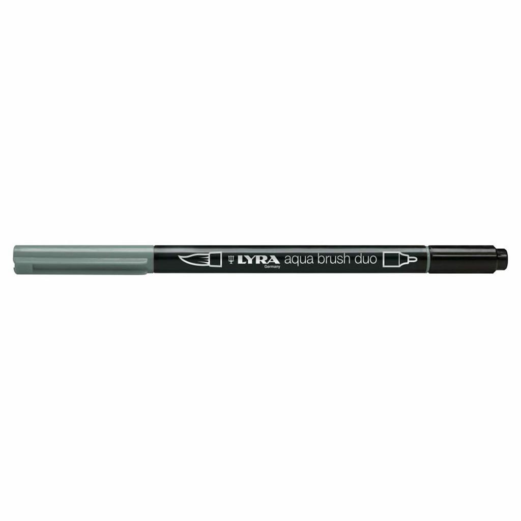 Μαρκαδόροι Lyra Aqua Brush Duo Cold grey medium L6520097