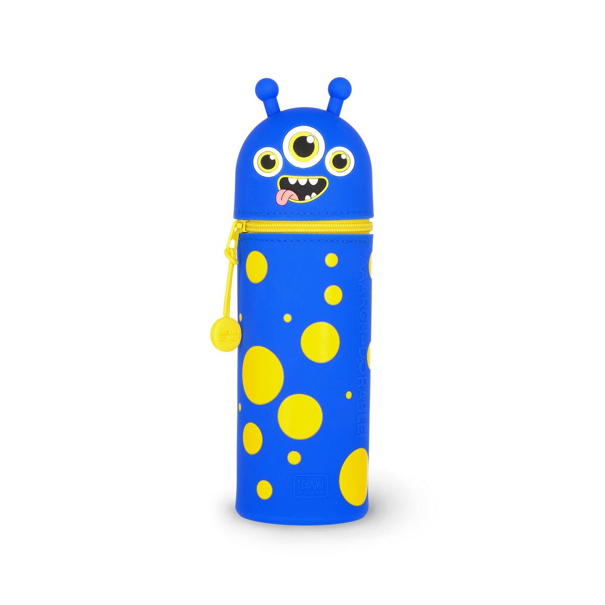 2-in-1 Soft Silicone Pencil Case - Kawaii - Monster