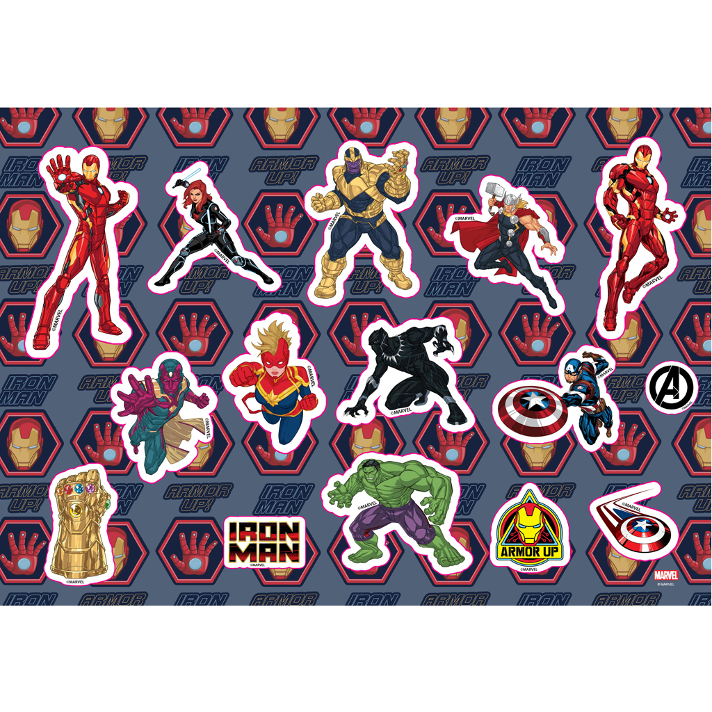 ΜΠΛΟΚ ΖΩΓΡΑΦ IRON MAN 23X33 40ΦΥΛ  ΑΥΤΟΚ-ΣΤΕΝΣΙΛ- 2ΣΕΛ ΧΡ  2ΣΧ.