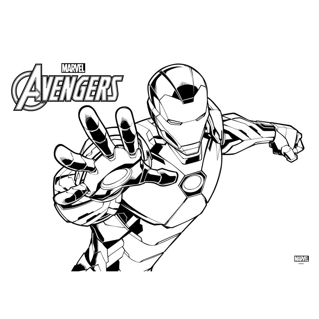 ΜΠΛΟΚ ΖΩΓΡΑΦ IRON MAN 23X33 40ΦΥΛ  ΑΥΤΟΚ-ΣΤΕΝΣΙΛ- 2ΣΕΛ ΧΡ  2ΣΧ.