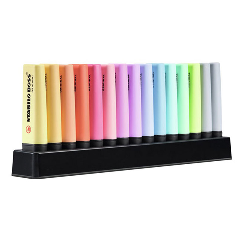 ΜΑΡΚΑΔΟΡΟΙ STABILO BOSS 70/15 DESKSET PASTEL/15τεμ