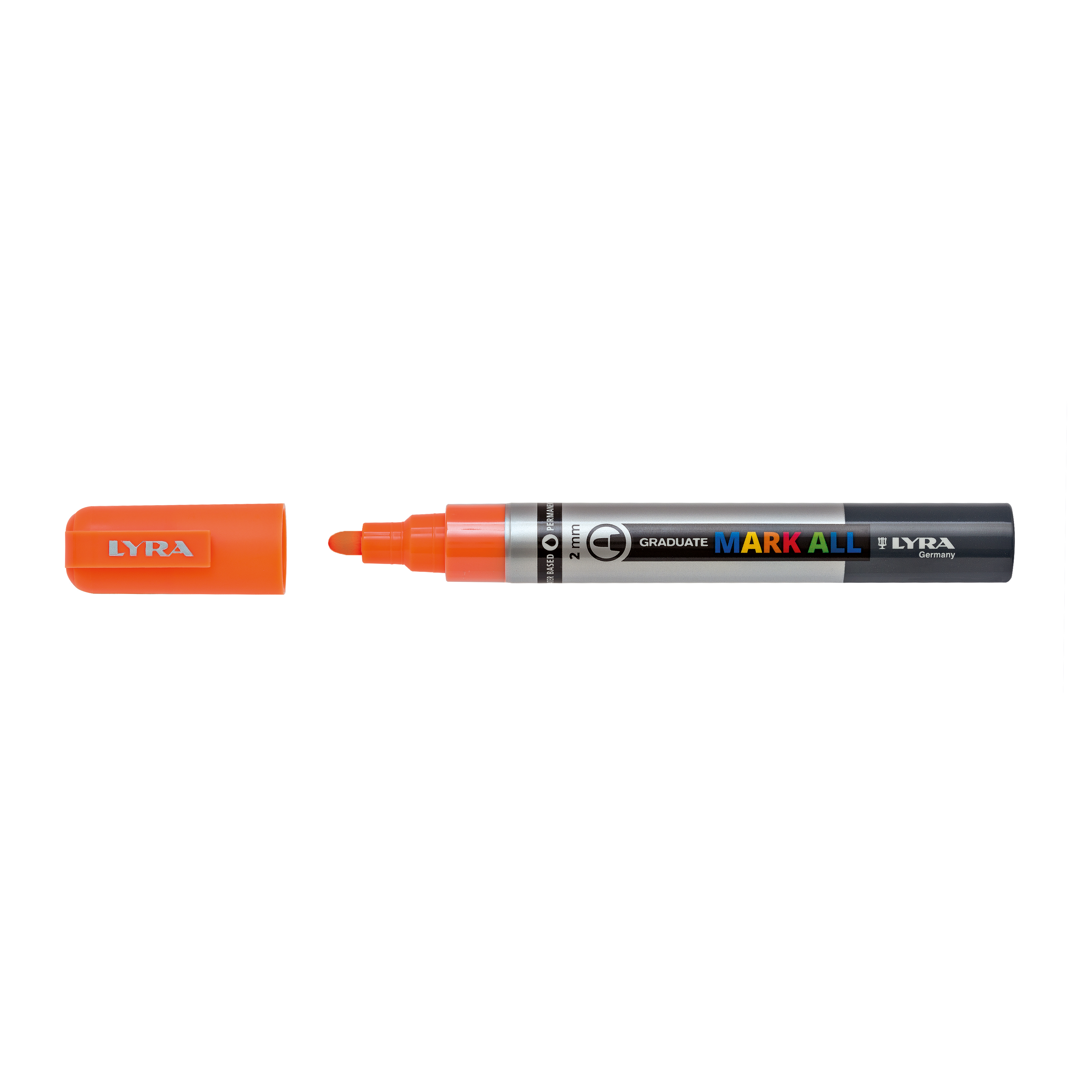 LYRA GRADUATE MARK ALL ΜΑΡΚΑΔΟΡΟΙ 2mm NEON ORANGE