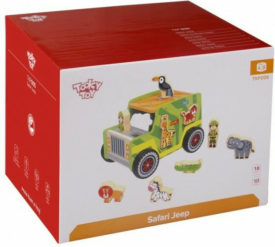 TOOKY TOYS ΤΖΙΠ ΣΑΦΑΡΙ ΑΠΟ ΞΥΛΟ ΓΙΑ 18+ ΜΗΝΩΝ