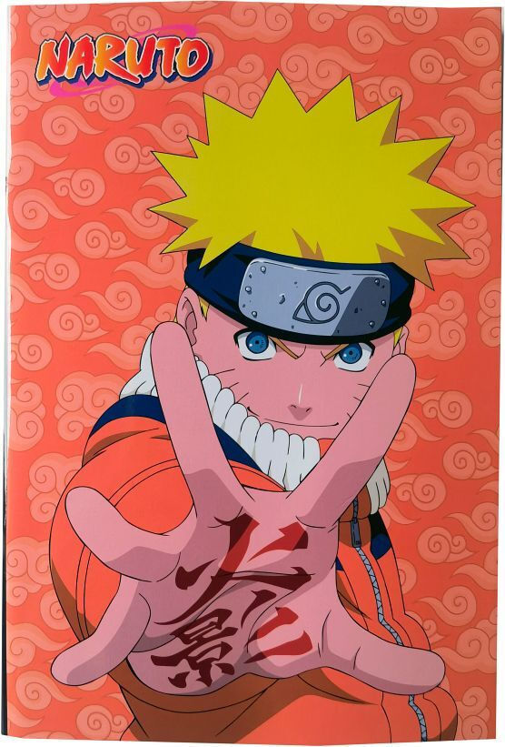 GIM ΤΕΤΡΑΔΙΟ ΡΙΓΕ Β5 NARUTO ΠΟΡΤΟΚΑΛΙ