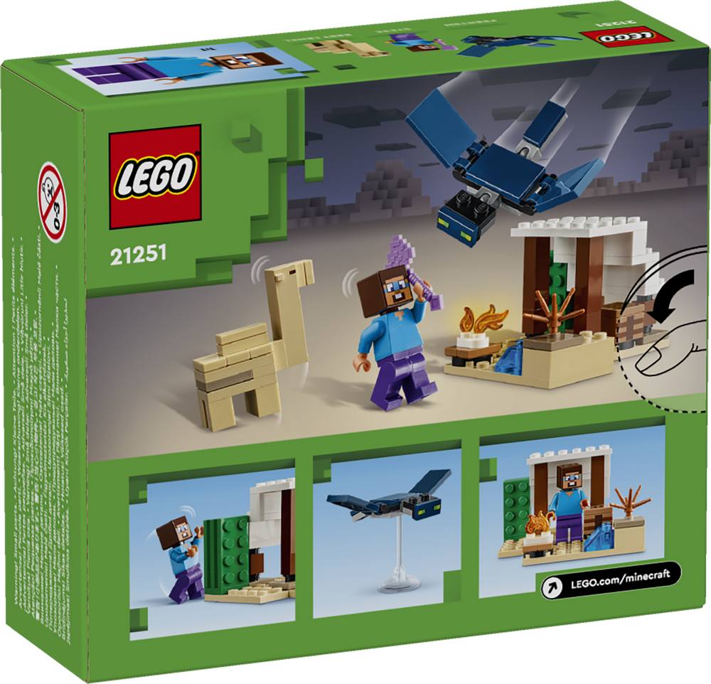 LEGO MINECRAFT  STEVE’S DESERT EXPEDITION