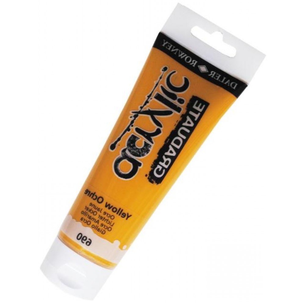 ΧΡΩΜΑ GRADUATE ACRYLIC 120ml YELLOW OCHRA