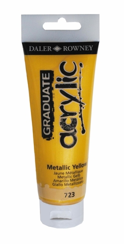 ΑΚΡΥΛΙΚΟ ΧΡΩΜΑ DALER ROWNEY METALLIC YELLOW 723