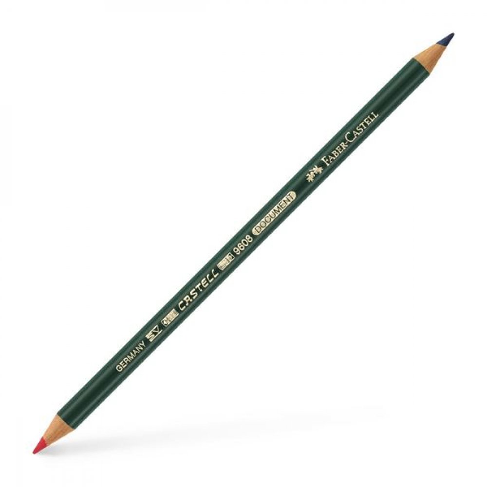 ΜΟΛΥΒΙ ΚΟΠΙΑΣ FABER-CASTELL ΜΠΛΕ-ΚΟΚΚΙΝΟ 9608