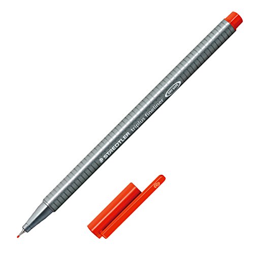 ΜΑΡΚΑΔΟΡΟΣ ΛΕΠΤΗΣ ΓΡΑΦΗΣ STAEDTLER FINELINER 334 TRIPLUS ΚΟΚΚΙΝΟ