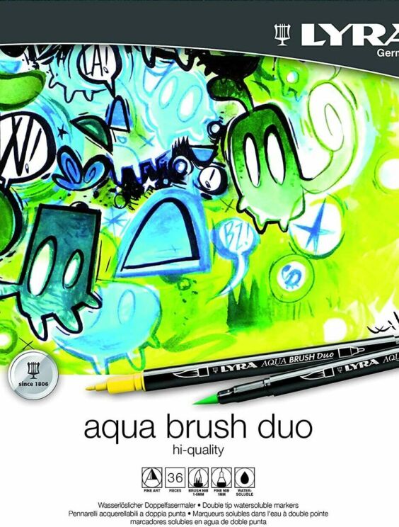 LYRA AQUA BRUSH DUO ΣΕΤ 36 ΧΡΩΜΑΤΩΝ LYRA AQUA BRUSH DUO ΣΕΤ 36 ΧΡΩΜΑΤΩΝ