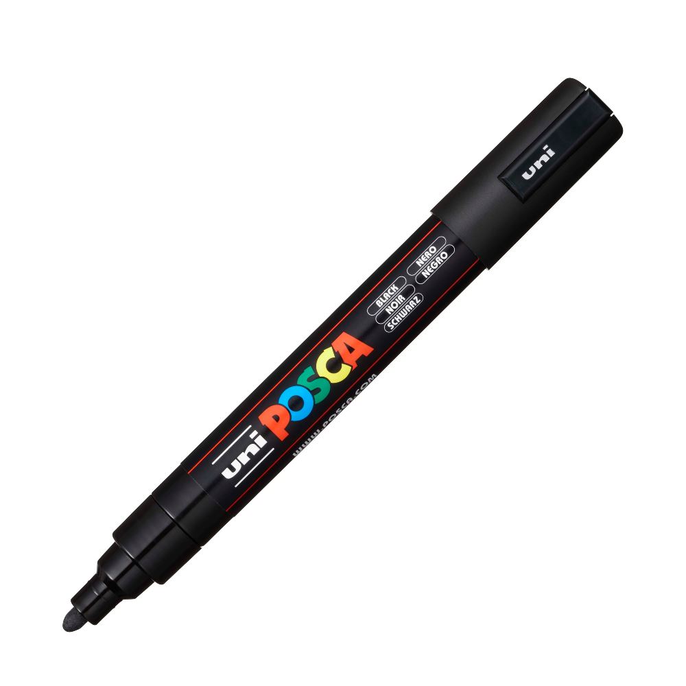 ΜΑΡΚΑΔΟΡΟΣ UNI POSCA PC-5M/5D MEDIUM BLACK