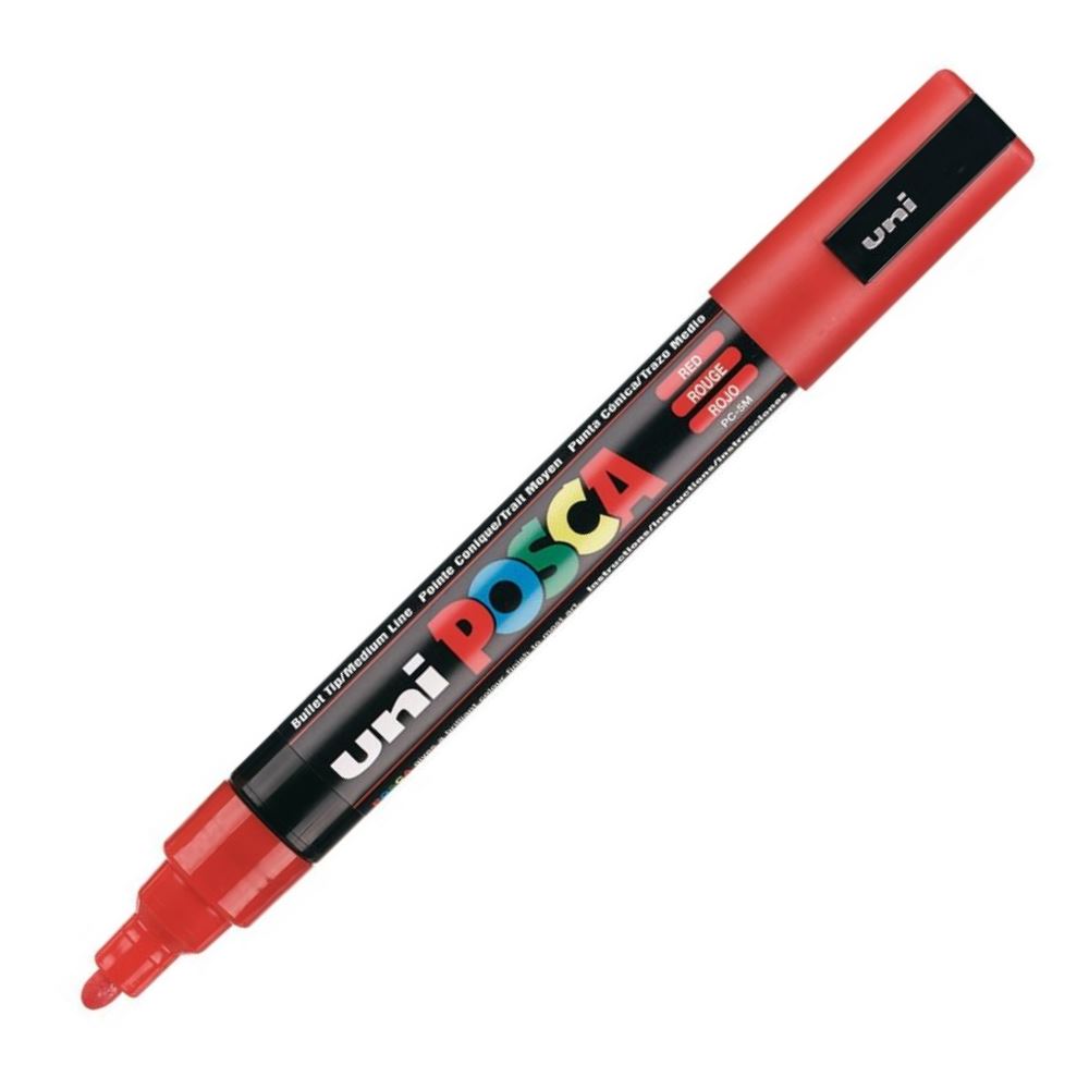 ΜΑΡΚΑΔΟΡΟΣ UNI POSCA PC-5M/5D MEDIUM RED