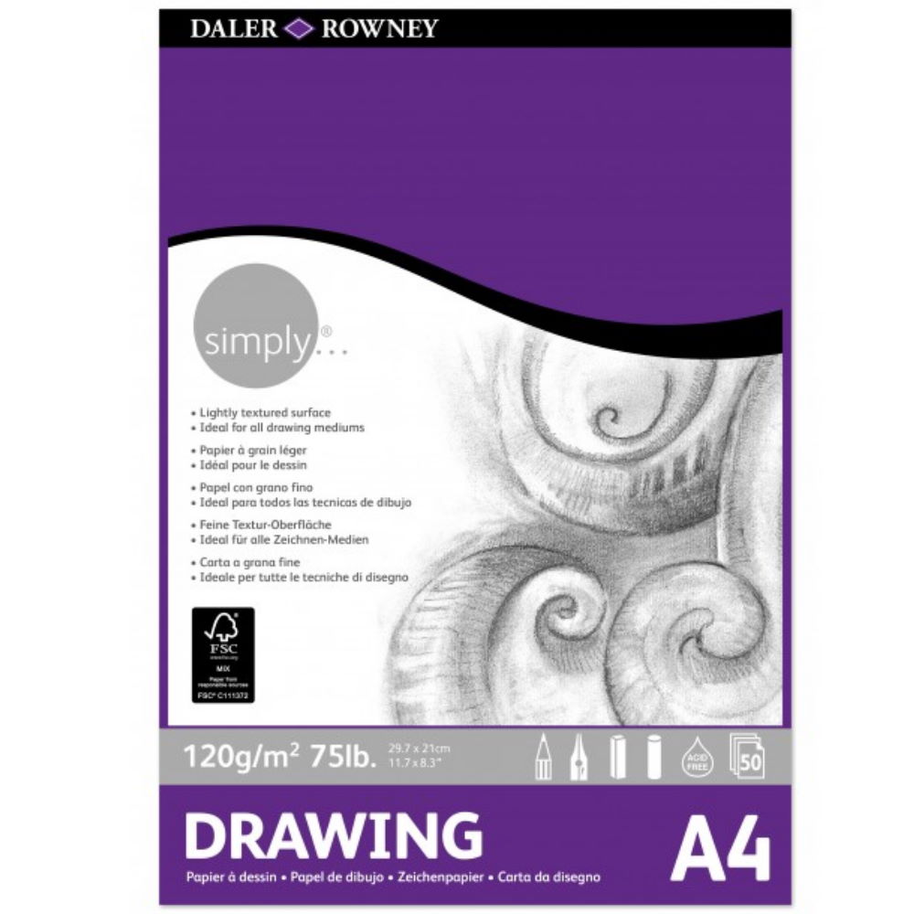 ΜΠΛΟΚ ΖΩΓΡΑΦΙΚΗΣ Α4 50Φ. DALER ROWNEY 29,7X21cm